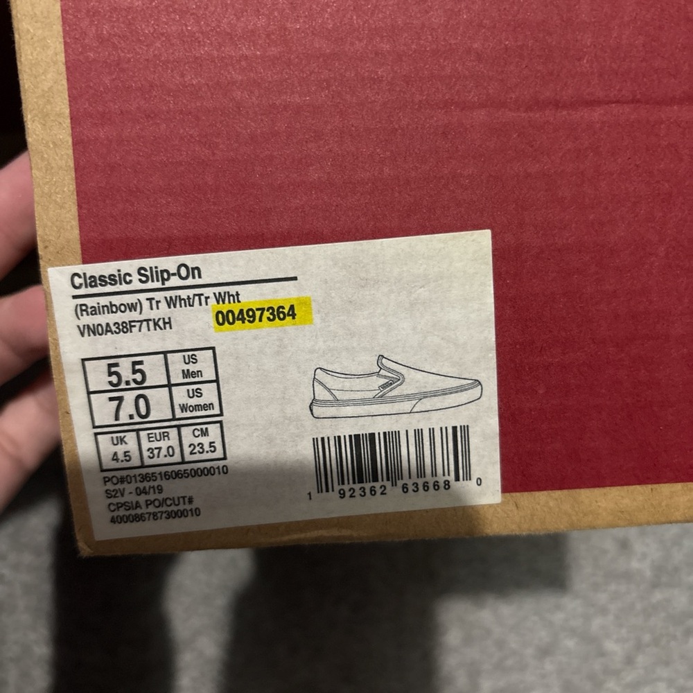 Vans Rainbow Classic Slip-On Shoes